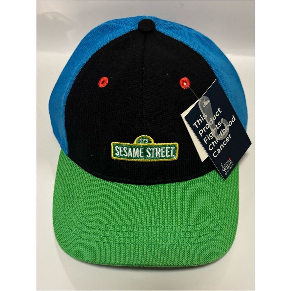 Love Your Melon Unisex Sesame Street Colorblock Baseball Cap ~ NWT